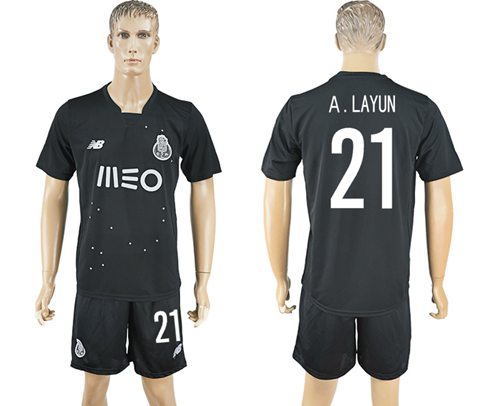 Oporto #21 A.Layun Away Soccer Club Jersey